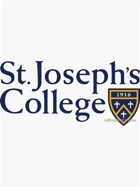 St Josephs College Logo Sticker Sticker For Sale By Willowdonnaruma Redbubble