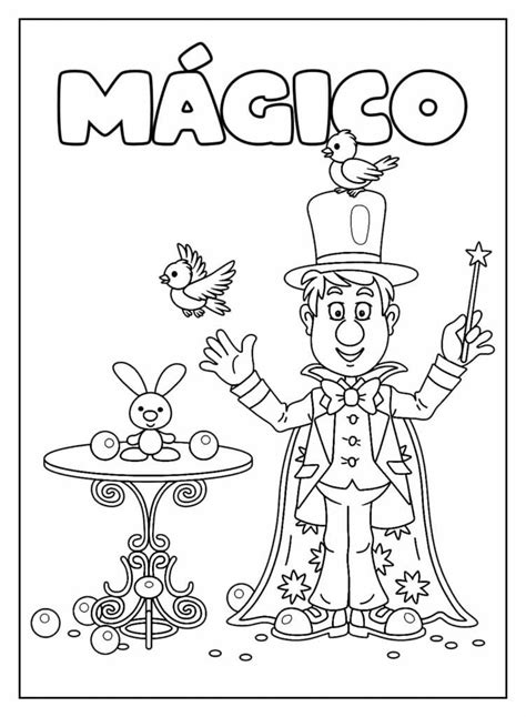 Desenhos De Mágico 9 Para Colorir E Imprimir Colorironlinecom
