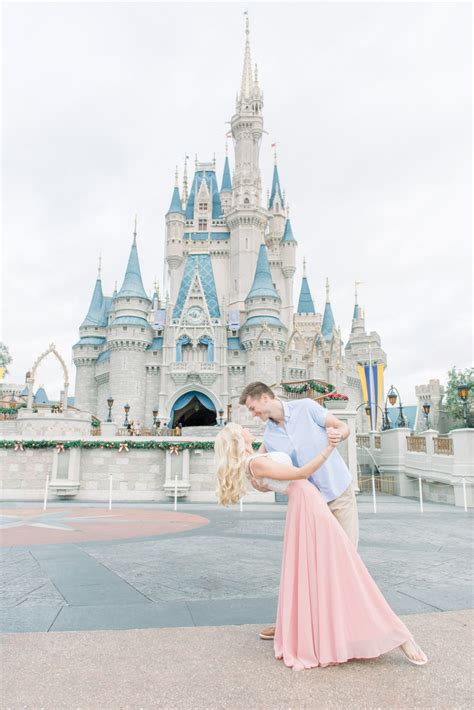 Disney Princess Themed Engagement Shoot At Disney World Disney Photo