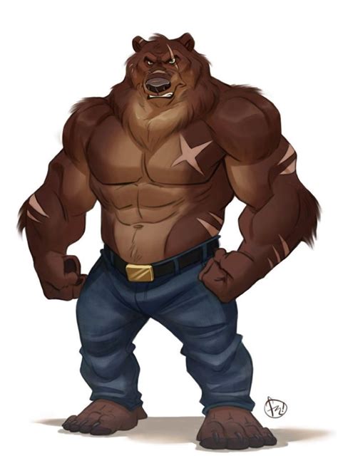 •sharebkai• Furry Art Bear Furry Art Bear Character Design