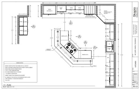 12 Extraordinary Kitchen Floor Plan With Dimensions Gallery Kitchen