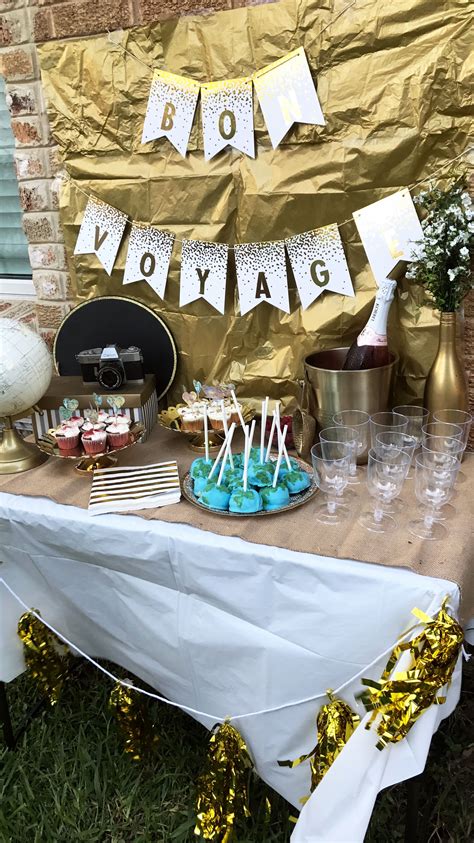 Going Away Party Travel Theme Partu Going Away Parties Bon Voyage Party Farewell Party