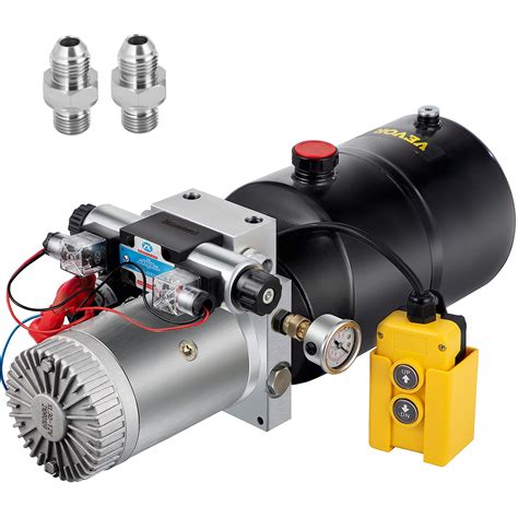 Buy Vevor Hydraulic Power Unit 12 Volt Dump Trailer Hydraulic Pump