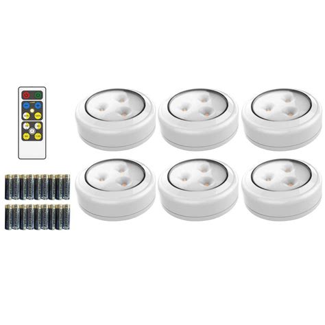 Le led under cabinet lighting fixtures, puck lights kit, 1020 lumens, 3000k warm white, night light, perfect for kitchen, closet, stairs and more, all accessories included, pack of 6. Puck Light Led Replacement Bulb | Tyres2c