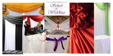 Planning similar events each year can become monotonous, with many event organizers running out of event decoration ideas. Events and Wedding Draping Course | Wedding Draping Course