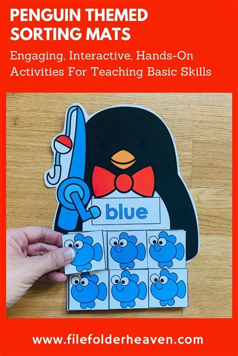 (just to be on the safe. These Penguin Color Sorting Mats include 11 unique sorting ...