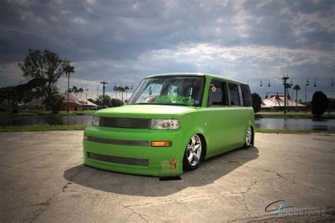 Lime Green Scion Xb Low With Body Kit Scion Xb Batman Car Scion