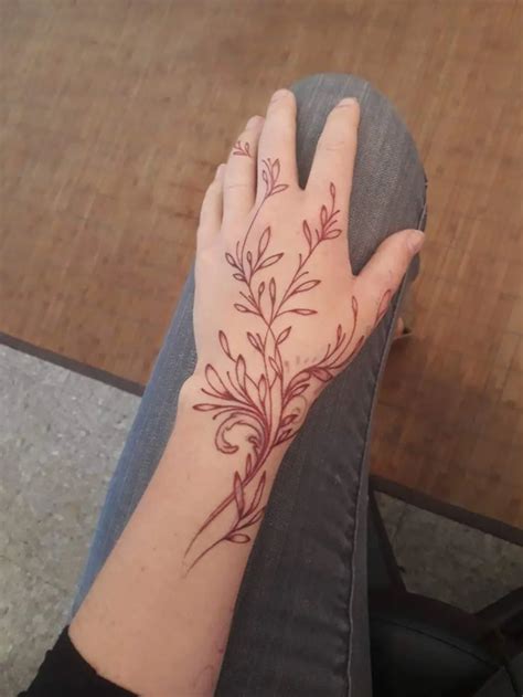 Pin By Jennifer Paape On Tattoos In 2021 Vine Tattoos Wrist Hand