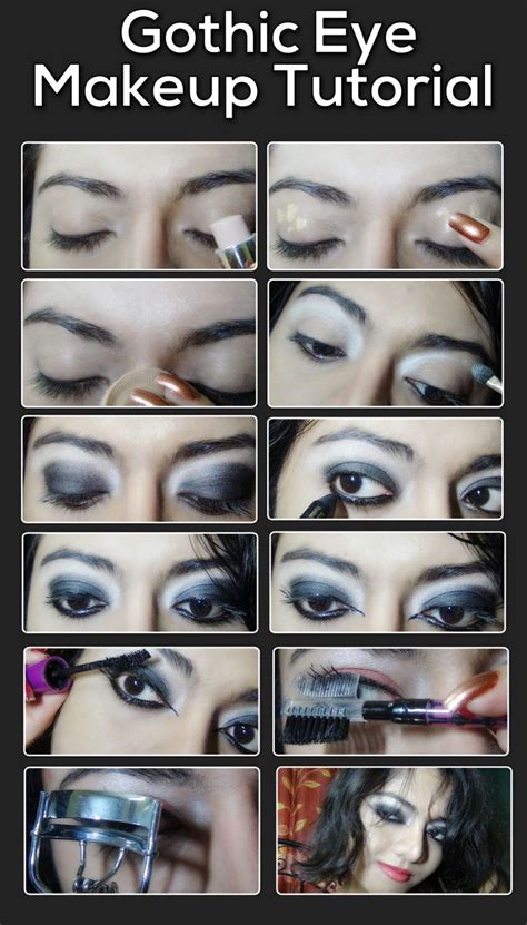 Gothic Eye Makeup Tutorial With Detailed Steps And Pictures
