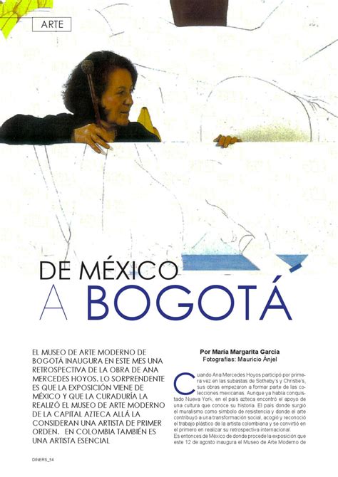 DE MÉXICO A BOGOTÁ by Ana Mercedes Hoyos - Issuu