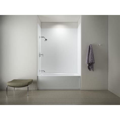 With diversity of products that lead the way in design and. KOHLER Archer 5 ft. Left Drain Tub with Choreograph 72 in ...