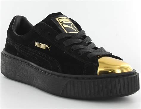 Edgy luxe streetwear label en noir and sportswear brand puma have collaborated on a revamped suede 50 model. Puma suede platforme gold noir-gold Achat / Vente de Puma ...
