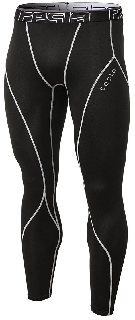 tesla men s thermal wintergear compression baselayer pants leggings tights p33 running amazon