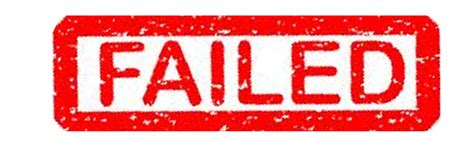 Fail Stamp Png Transparent Background Images