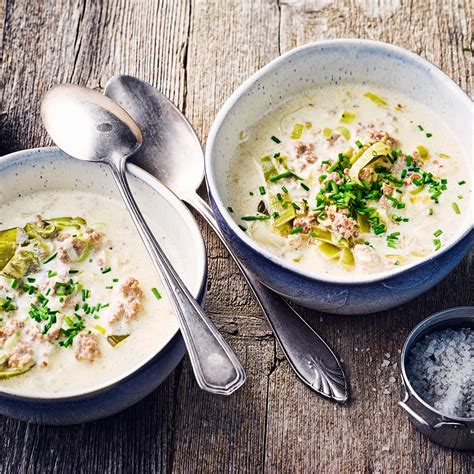 Käse - Lauch -Hack- Suppe Rezept