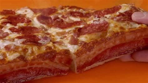 Little Caesars Pizza Bacon Wrapped Deepdeep Dish Pizza Tv Commercial