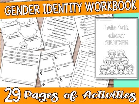 Let’s Talk About Gender Identity And Expression Workbook Lbgtqi Teaching Resources