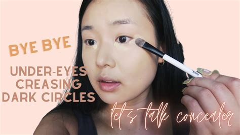 How To Put On Concealer Avoid Foundation And Concealer Creasing Youtube