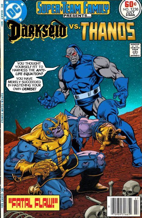 Darkseid Vs Thanos In Fatal Flaw Dc Comics Vs Marvel Comic Book