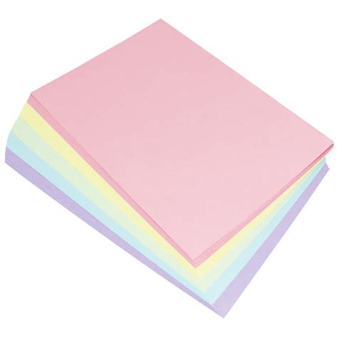 کاغذهای چند رنگی 80g A4 کاغذ رنگی 10 رنگ در هر بسته 100 رنگ موجود است