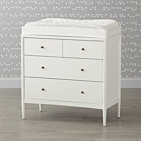 Bedside cabinets, chest of drawers and wardrobes are the staple necessities of any bedroom and we have the best priced options available. Hampshire 4-Drawer White Changing Table | Kids bedroom ...