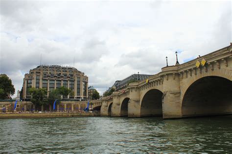 The pont au change is on the right bank, on the other side of ile de la cite from pont saint michel. Sightseeing Along The La Seine - River Boat Cruise In Paris