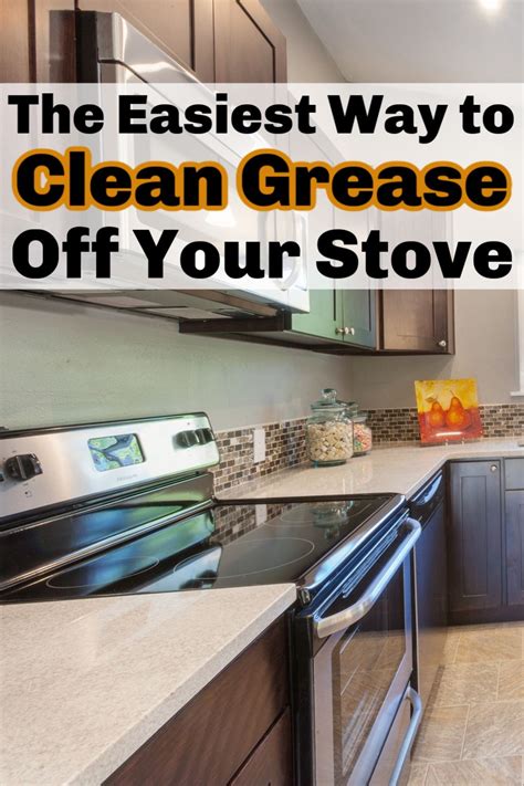 How to clean grease from kitchen surfaces. How to Clean Grease Off Stove | Cleaning grease, Cleaning ...