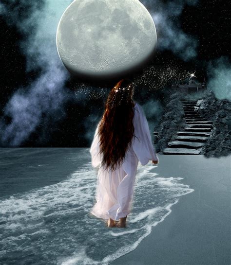 A Walk In Moonlight By Firestormdragon On Deviantart