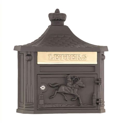 amco victorian cast aluminum wall mount residential mailbox wm 21 wall mount mailbox