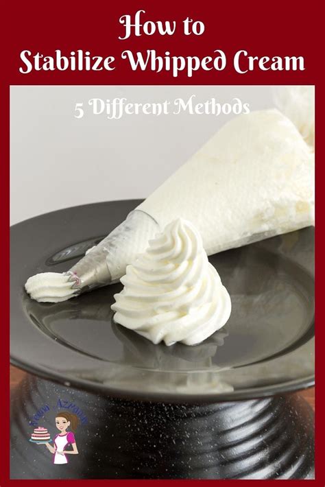 After the liquid contents have. We all need our whipped cream dessert to look just as nice ...