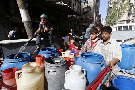 Severe Water Shortages Compound The Misery Of Millions In War Torn