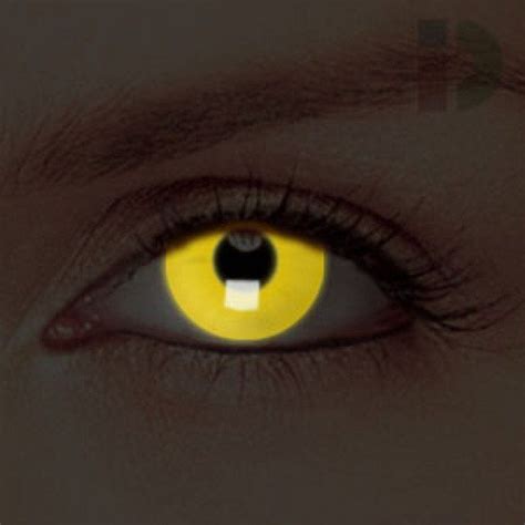Yellow Glow In The Dark Contacts Contact Lenses Colored White