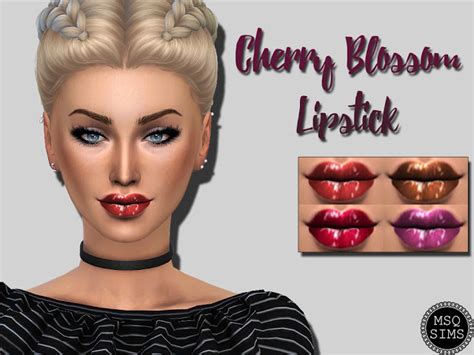 Cherry Blossom Lipstick At Msq Sims Sims 4 Updates