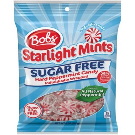 Bobs Sugar Free Starlight Mints Hard Peppermint Candy 6 Oz Kroger