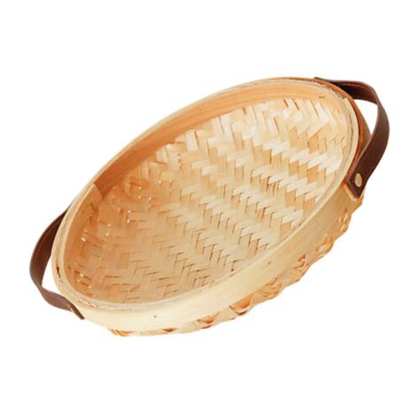 Panier Tress En Bambou Corbeille Pain Cr Ative Plateau De Collation Fruits Ebay