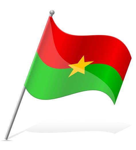 Flag Of Burkina Faso Vector Illustration 490054 Vector Art At Vecteezy