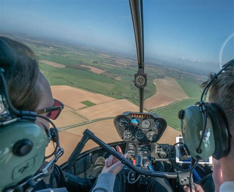 A Trial Helicopter Lesson In Yorkshire With Pilots Logbook