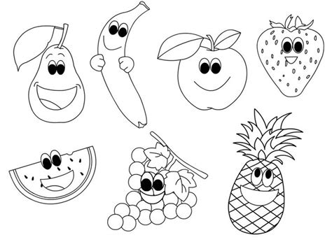 Free Printable Fruit Coloring Pages For Kids