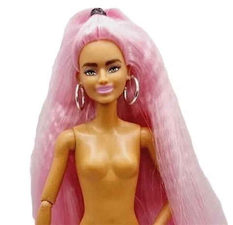 Barbie Articulated Fashionista Pink Hair Extra Mattel Doll
