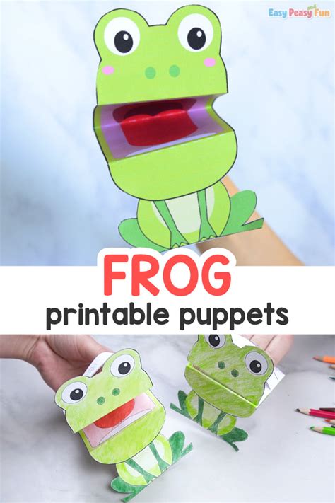 Frog Puppet Template