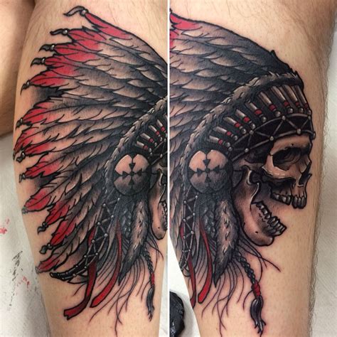 American Traditional Indian Skull Tattoo All Interview