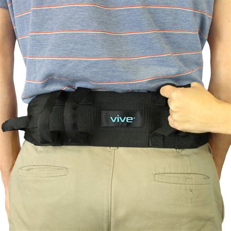 Vive Transfer Belt With Handles Medical Nursing Safety Gait Patient
