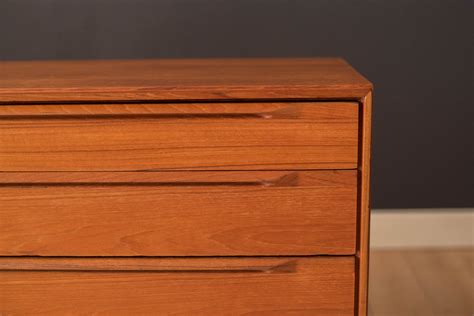 Vintage Danish Teak Eight Drawer Dresser By Ib Kofod Larsen For