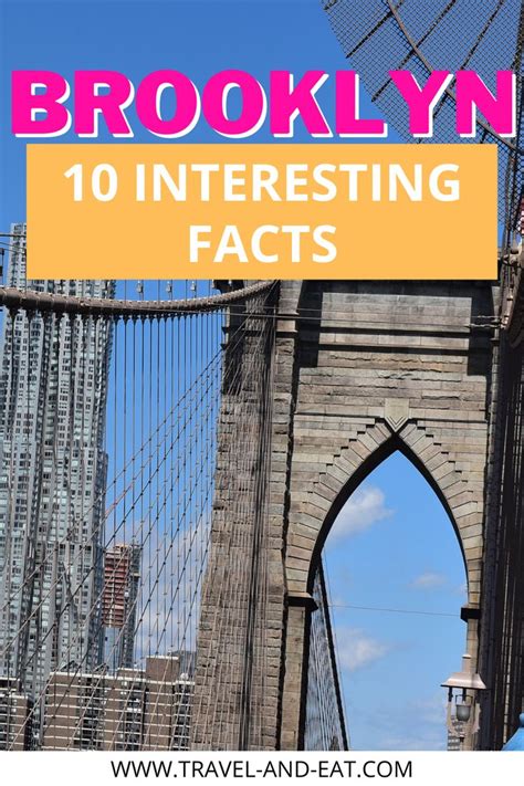 The Brooklyn Bridge With Text Overlay Reading Brooklyn 10 Interesting Fact