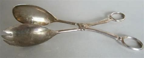 Vintage Cooper Bros Sheffield England Silverplate Salad Fork Spoon Ice