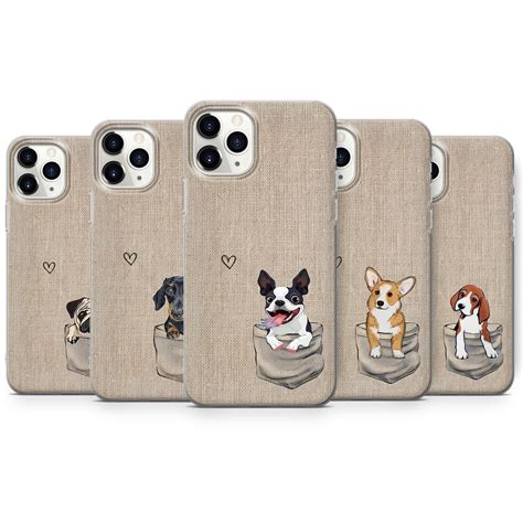 Dogs Phone Case Cute Cover For Iphone 12 Pro 11 Xs 7 8 Se 2020 Etsy