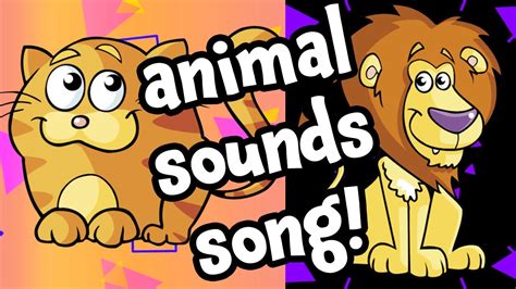 Safari And Farm Animal Sounds Song Learn About Animals For Children