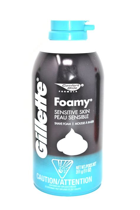 Gillette hair spray flexible hold men style 8.46oz discontinued. Gillette Foamy Sensitive Skin Shaving Cream, 11 oz ...