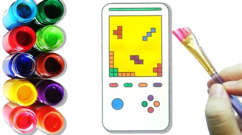 If it is valuable to you, please share it. Tetris game 90s Drawing and Coloring with Poster Colors ...