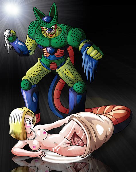 Rule 34 Android 18 Breasts Cell Dragon Ball Dragon Ball Dragon Ball Z Female Juice Nude